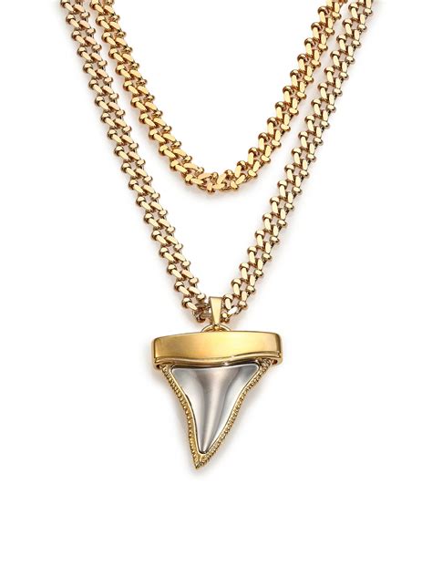 givenchy shark tooth necklace|Givenchy Shark Tooth .